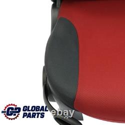 Mini Cooper One R50 Siège Avant Droit En Tissu Molette Tartan Rouge