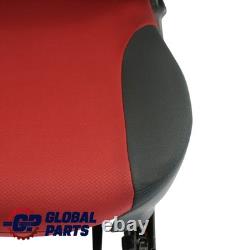 Mini Cooper One R50 Siège Avant Droit En Tissu Molette Tartan Rouge