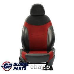 Mini Cooper One R50 Siège Sport Avant Gauche Tissu Kaleido Cuir Tartan Rouge