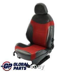 Mini Cooper One R50 Siège Sport Avant Gauche Tissu Kaleido Cuir Tartan Rouge