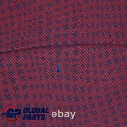 Mini Cooper One R50 Siège Sport Avant Gauche Tissu Kaleido Cuir Tartan Rouge