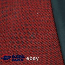 Mini Cooper One R50 Siège Sport Avant Gauche Tissu Kaleido Cuir Tartan Rouge