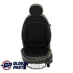 Mini Cooper One R55 R56 Sport Siège Lounge Avant Gauche En Cuir Noir Mini Cooper One R55 R56 Sport Siège Lounge Avant Gauche En Cuir Noir