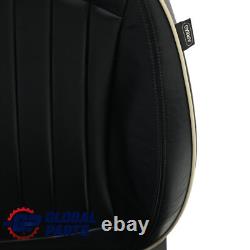 Mini Cooper One R55 R56 Sport Siège Lounge Avant Gauche En Cuir Noir