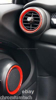 Mini Cooper/S / One F55 F56 F57 Intérieur Rouge Anneaux Kit Pour Modèles With