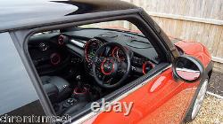 Mini Cooper/S / One F55 F56 F57 Intérieur Rouge Anneaux Kit Pour Modèles With