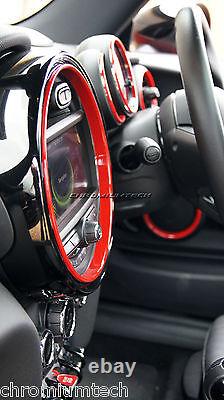 Mini Cooper/S / One F55 F56 F57 Intérieur Rouge Anneaux Kit Pour Modèles With