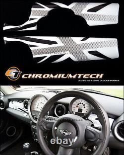 Mini Cooper/S / One R55 R56 R57 R58 R59 Blanc Union Jack Bord Panneau Housse LHD