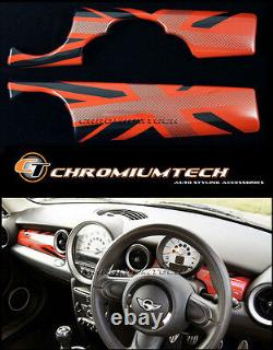 Mini Cooper/S / One R55 R56 R57 R58 R59 Rouge Union Jack Bord Panneau Housse LHD