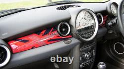 Mini Cooper/S / One R55 R56 R57 R58 R59 Rouge Union Jack Bord Panneau Housse LHD