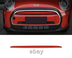 Mini F56 LCI 2 Avant Grille Bande Housse Jcw Rouge Brillant, Cooper / One Modèles