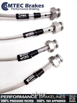 Mini ONE COOPER S R50 R53 03-06 Avant Arrière MTEC Performance Tressé Frein