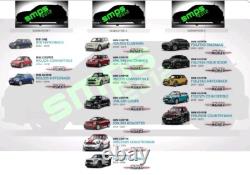 Mini One Cooper F56, F55, F57 Avant Coloré Brillant Grille Housse, Bas Section