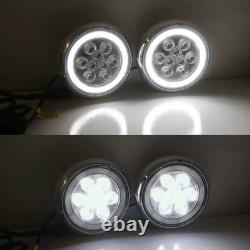 Mini One Cooper R50 R52 R53 Avant Spot Feux Set LED DRL 01-0 Chrome