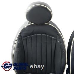 Mini R55 Cooper One Sièges Sport Intérieur Salon En Cuir Noir Intégral