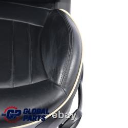 Mini R55 Cooper One Sièges Sport Intérieur Salon En Cuir Noir Intégral