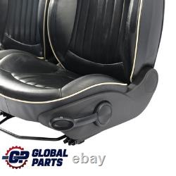 Mini R55 Cooper One Sièges Sport Intérieur Salon En Cuir Noir Intégral