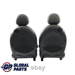 Mini R55 Cooper One Sièges Sport Intérieur Salon En Cuir Noir Intégral