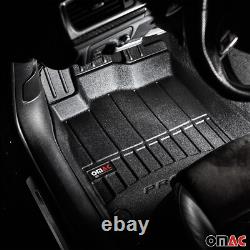 OMAC Tapis de sol en caoutchouc pour Mini Cooper & One 2001-2006 Noir Premium
