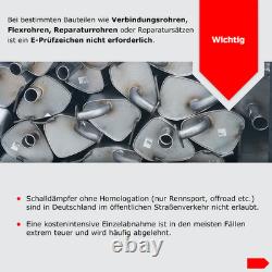 Pot d'échappement pour silencieux Mini Cooper One R50 R52 R53 /9121
