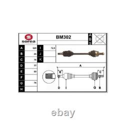 Pour Mini Mini Cooper One Arbre De Transmission Cardan Avant Gauche