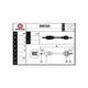Pour Mini Mini Cooper One Arbre De Transmission Cardan Avant Gauche