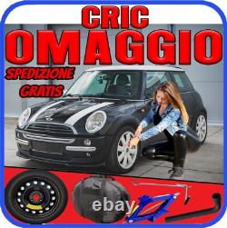 Roue De Secours 4 Trous De 15 Pour La Mini One Cooper R50 Avec Cric + Clé Sac