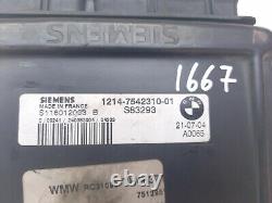 S118012003 B SIEMENS 1214-7542310-01 S83293 ECU Moteur BMW Mini 1.6 B R50