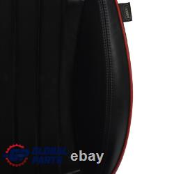 Sièges cuir Mini Cooper One R57 Convertible Chauffés Sport Lounge Noir Rouge Set