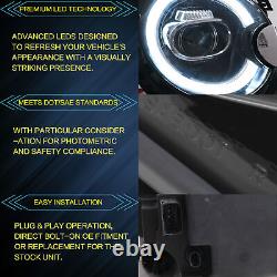 VLAND Complets LED Phares Pour BMW mini Cooper 2007-13 R55 R56 R57 R58 R59 Pari